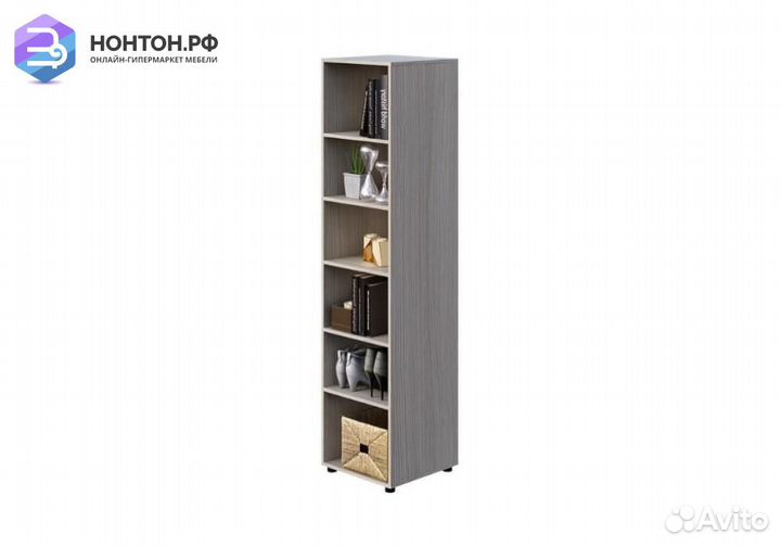 Стеллаж Мийа-3А ясень шимо светлый