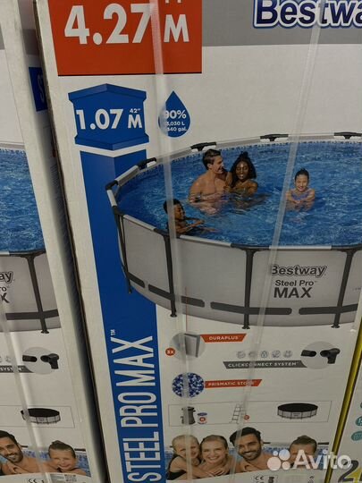 Каркасный бассейн 427х107