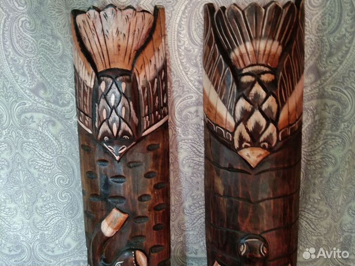 Маски из дерева