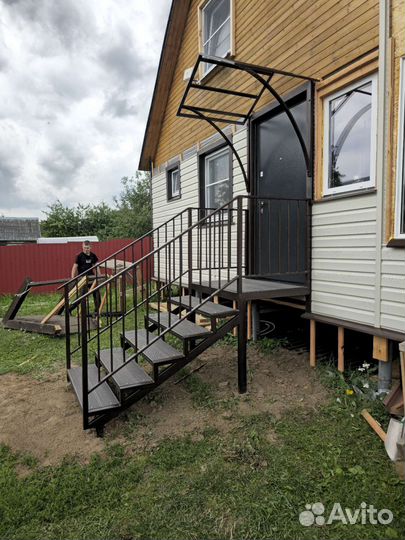 Уличная лестница. Крыльцо