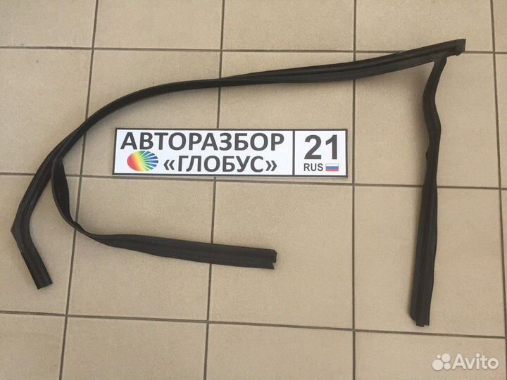 Молдинг стекла двери ford fushion форд фьюжн