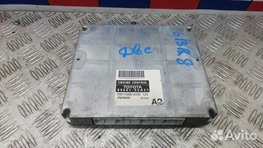 Блок управления двс toyota avensis T25 (6BR08PC01)