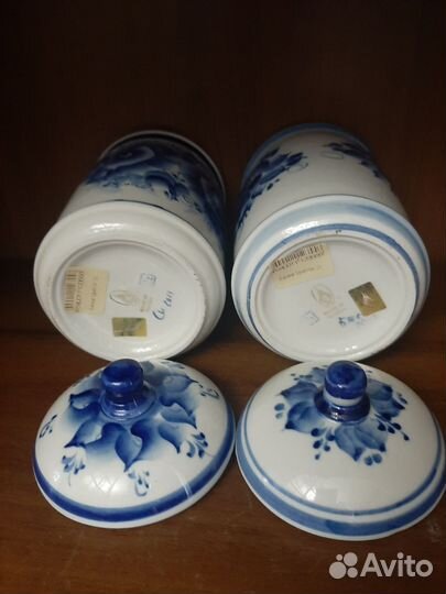 Набор для специй гжель