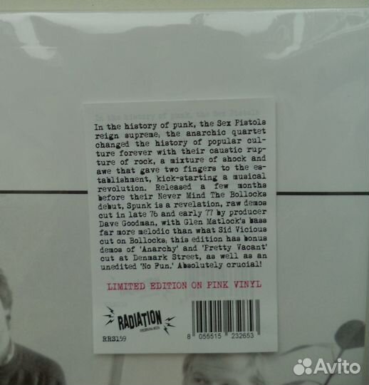 LP: Sex Pistols – Spunk (Pink) / Never Mind The Bo