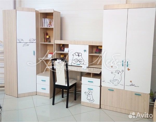 Детская подростковая комната Кот