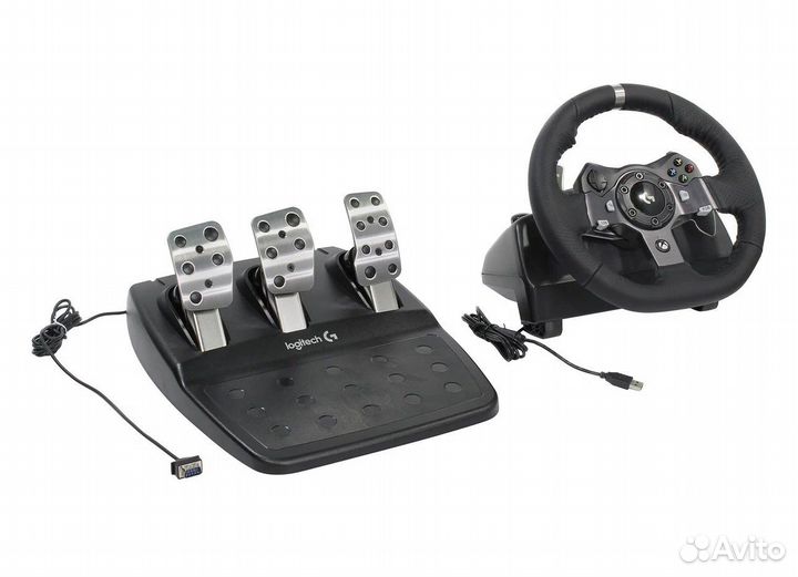 Руль Logitech G G920 Driving Force и шифтер