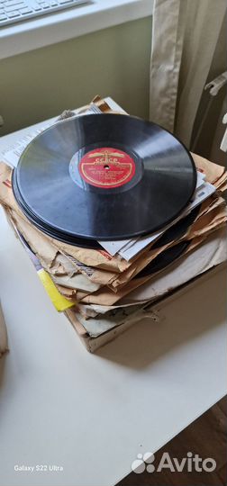 Пластинки для патефона 78 оборотов шелачные