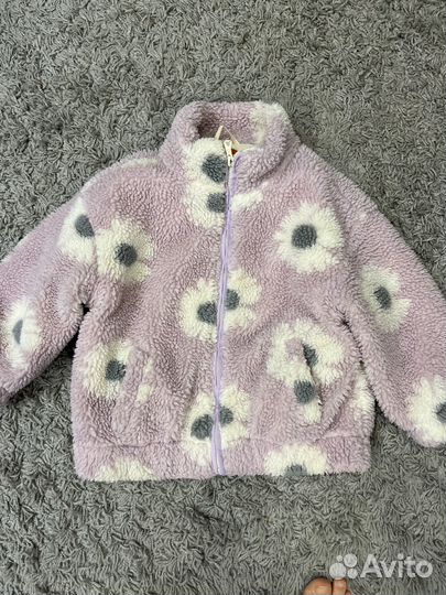 Кофта куртка плюш Zara 110