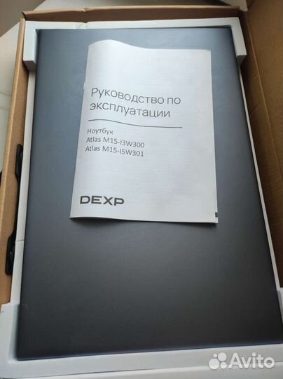 Ноутбук Dexp Atlas M 15-13w300 новый в коробке