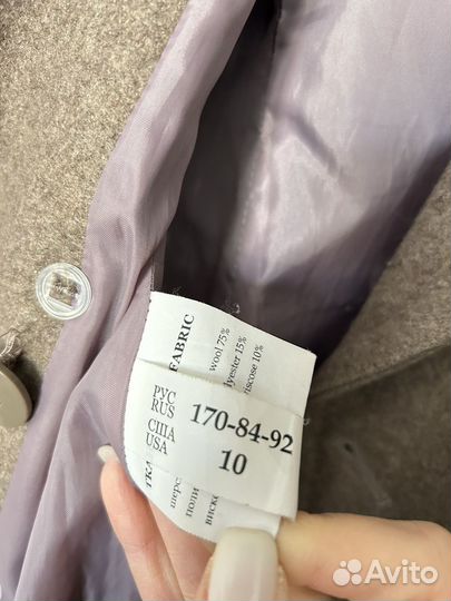 Пальто женское 42 44 коричневое