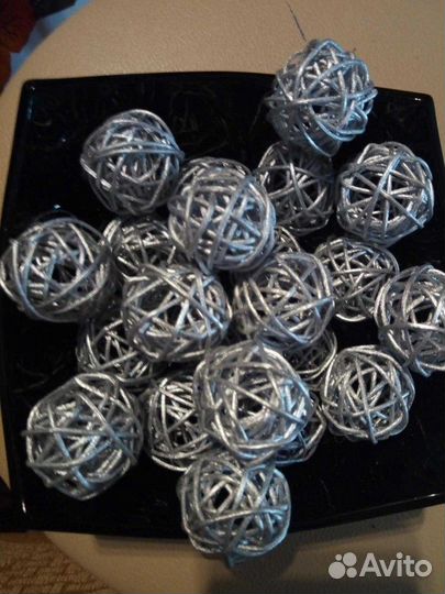 Ротанговые шарики 3см