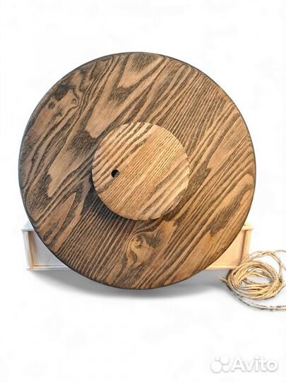 Деревянная вращающаяся тортовница 29 см