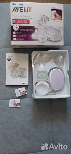 Молокоотсос avent электрический