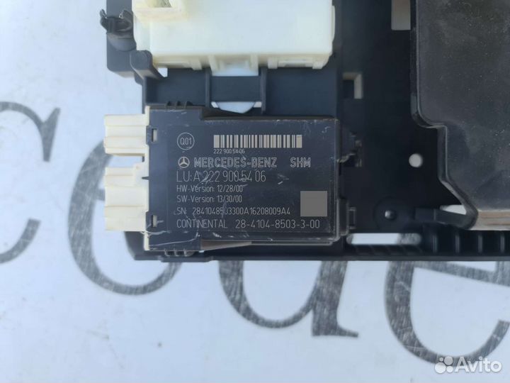 Блок управления подогревом сидений Mercedes W222