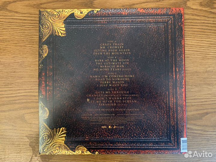 Ozzy Osbourne memoirs of a madman 2lp