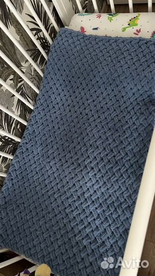 Плед детский вязаный