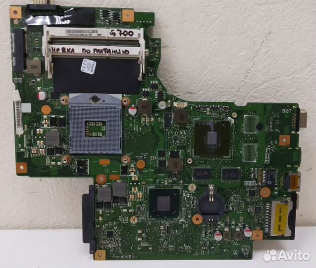 Материнская плата для ноутбука Lenovo G700 не рабо