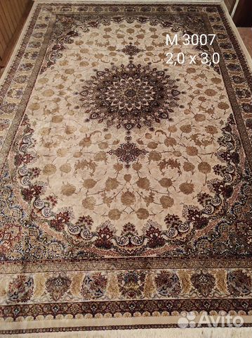 Ковер Персидский Тебриз ручной работы светлый