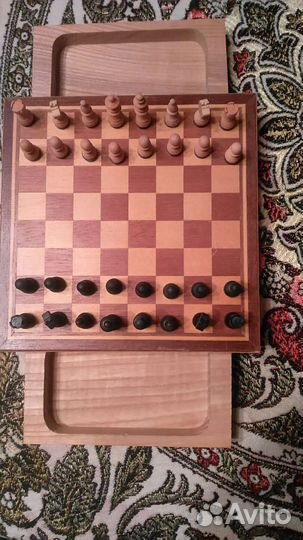 Шахматы мини гдр 80е раритет дерево