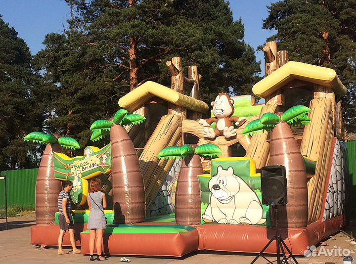 Батуты надувные