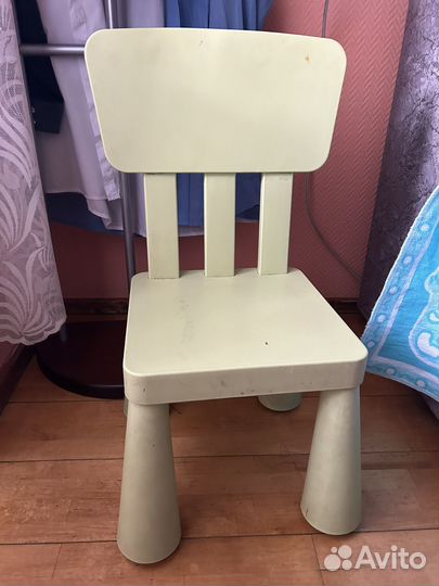 Детский столик и стульчик IKEA