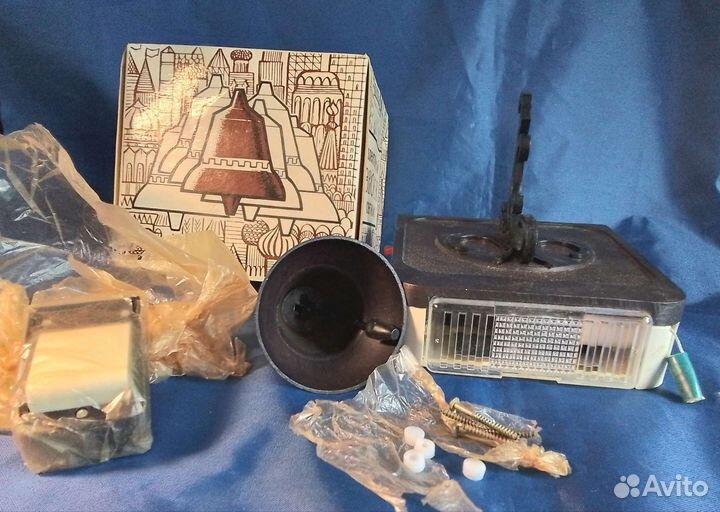 Винтажный Новый дверной звонок с ночником СССР