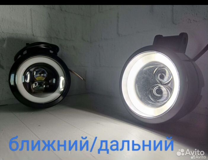 Универсальный led противотуманки 60W