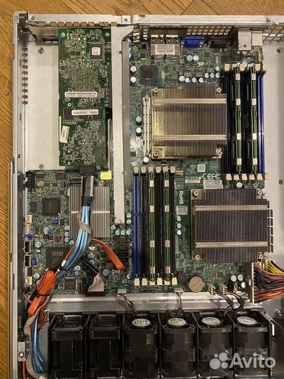 Сервер Supermicro X8DTU-F 2x X5660 DDR3 32Gb
