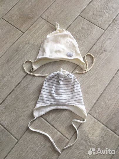 Демисезонные фирменные шапочки 6-12