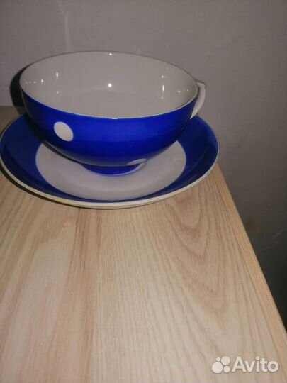 Чашка с блюдцем Дулево