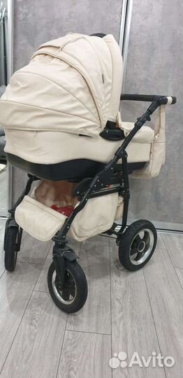 Коляска 2 в 1 adamex Nitro эко-кожа