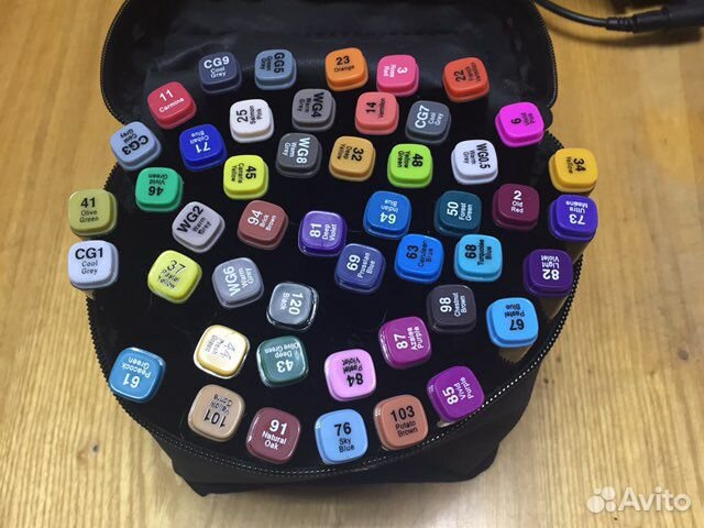 Маркеры для скетчинга и зарисовок 48 шт