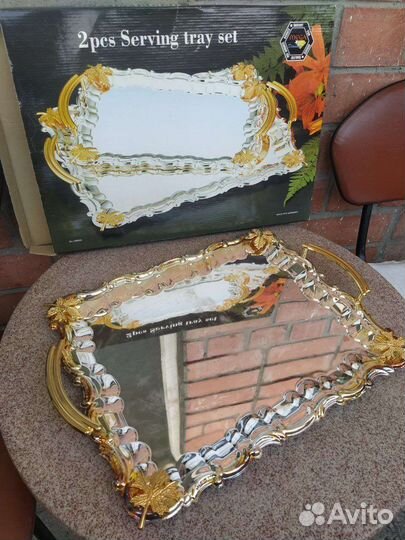 Набор сервировочных подносов Германия новый