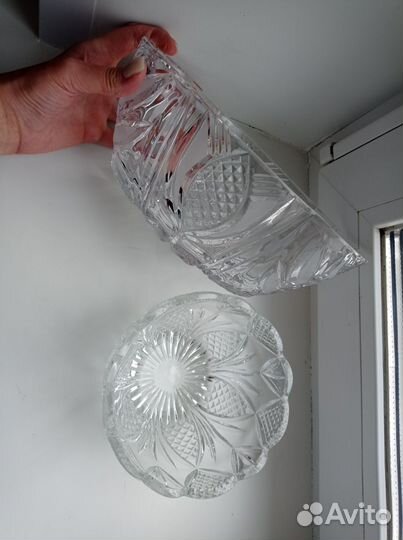 Набор салатников хрусталь СССР