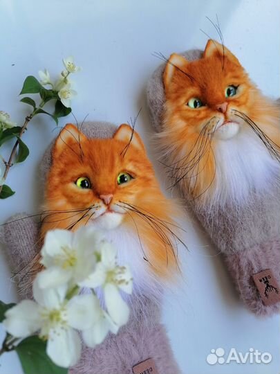 Звероварежки на заказ. Варежки с животными