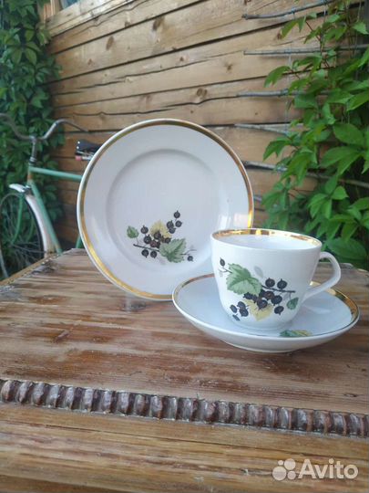Чайная пара+ десертная тарелка+сахарницаХайта,пфз