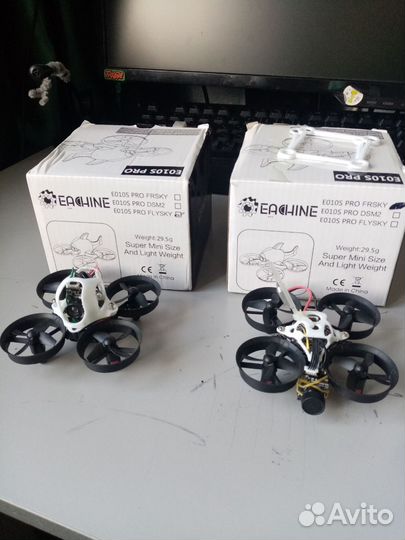 Коллекторный квадрокоптер Eachine E10s pro