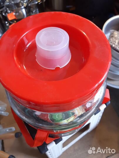 Бутыль стеклянная 5 литров с гидрозатвором