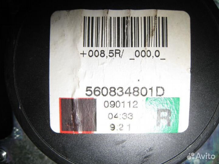 Ремень безопасности передний правый Opel astra H