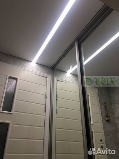 Установка потолков с подсветкой