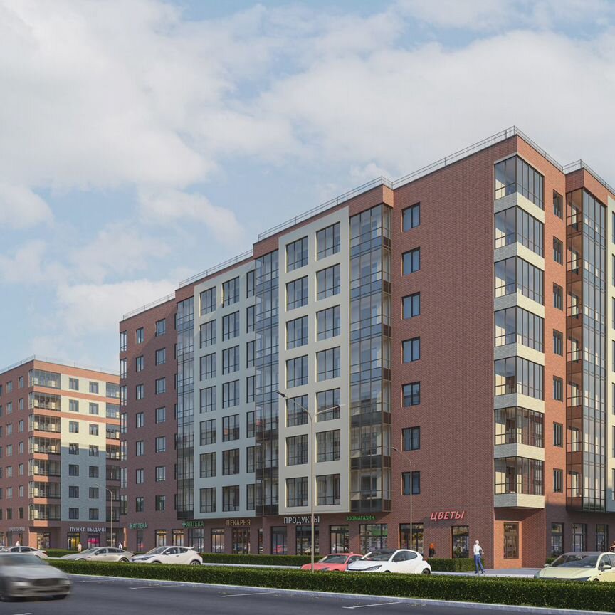 1-к. квартира, 35,8 м², 8/8 эт.