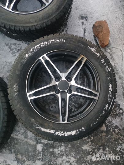 Литые диски r15 на ваз, в сборе