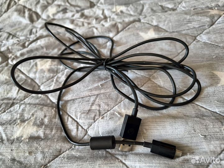 Геймпад Xbox One чёрный оригинал + кабель