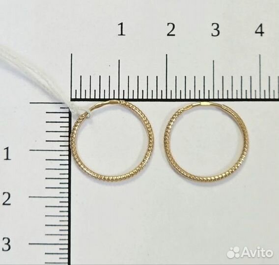 Золотые серьги