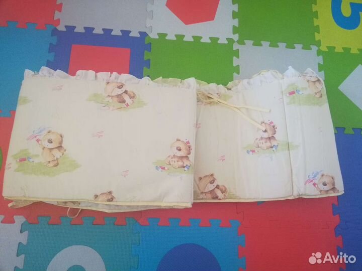 Бортики мягкие в детскую кроватку