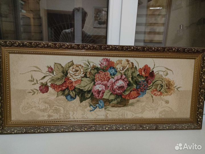 Картина в раме гобелен