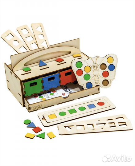 Деревянный сортер сандучок