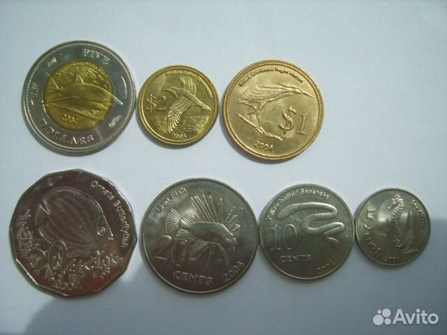 Кокосовые острова (Килинг) набор 7 монет 2004. без объявление продам