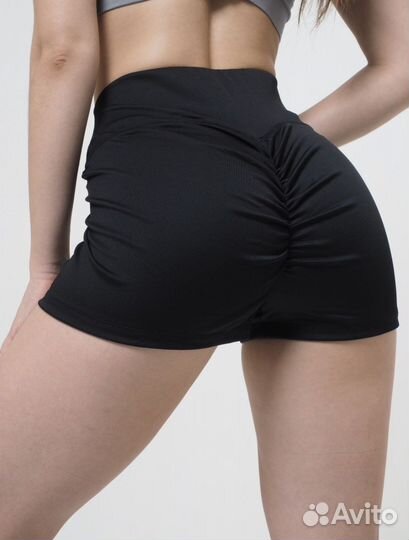 Шорты новые спортивные женские пуш-ап