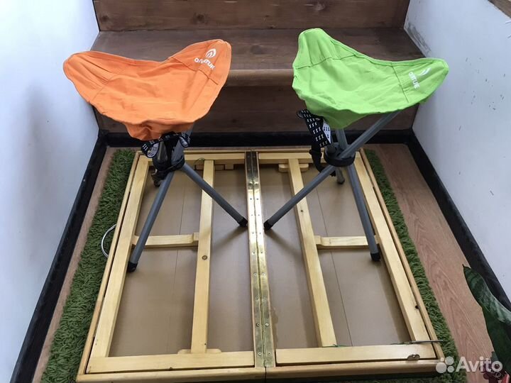 Набор для пикника: стол складной чайный, 2 стула